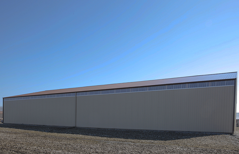 72' Wide Ag Cold Storage Building White County, IN FBi Buildings